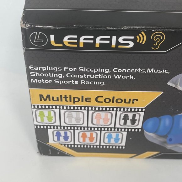 Leffis 100 Pcs Multi-Color Earplugs For Sleeping, Concerts, Motor Sport Racing - Picture 3 of 5